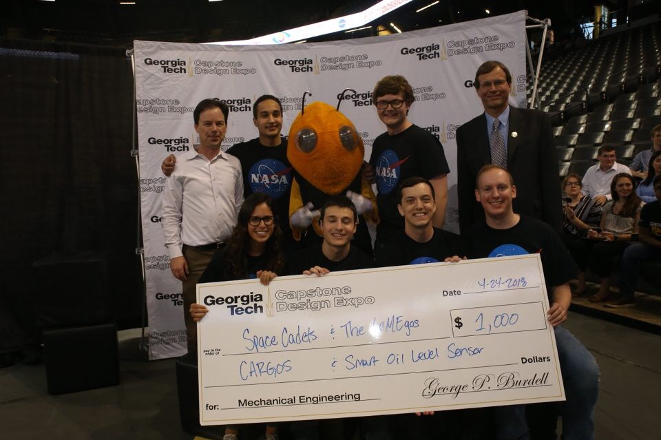 CARGOS capstone team at Georgia Tech’s award presentation